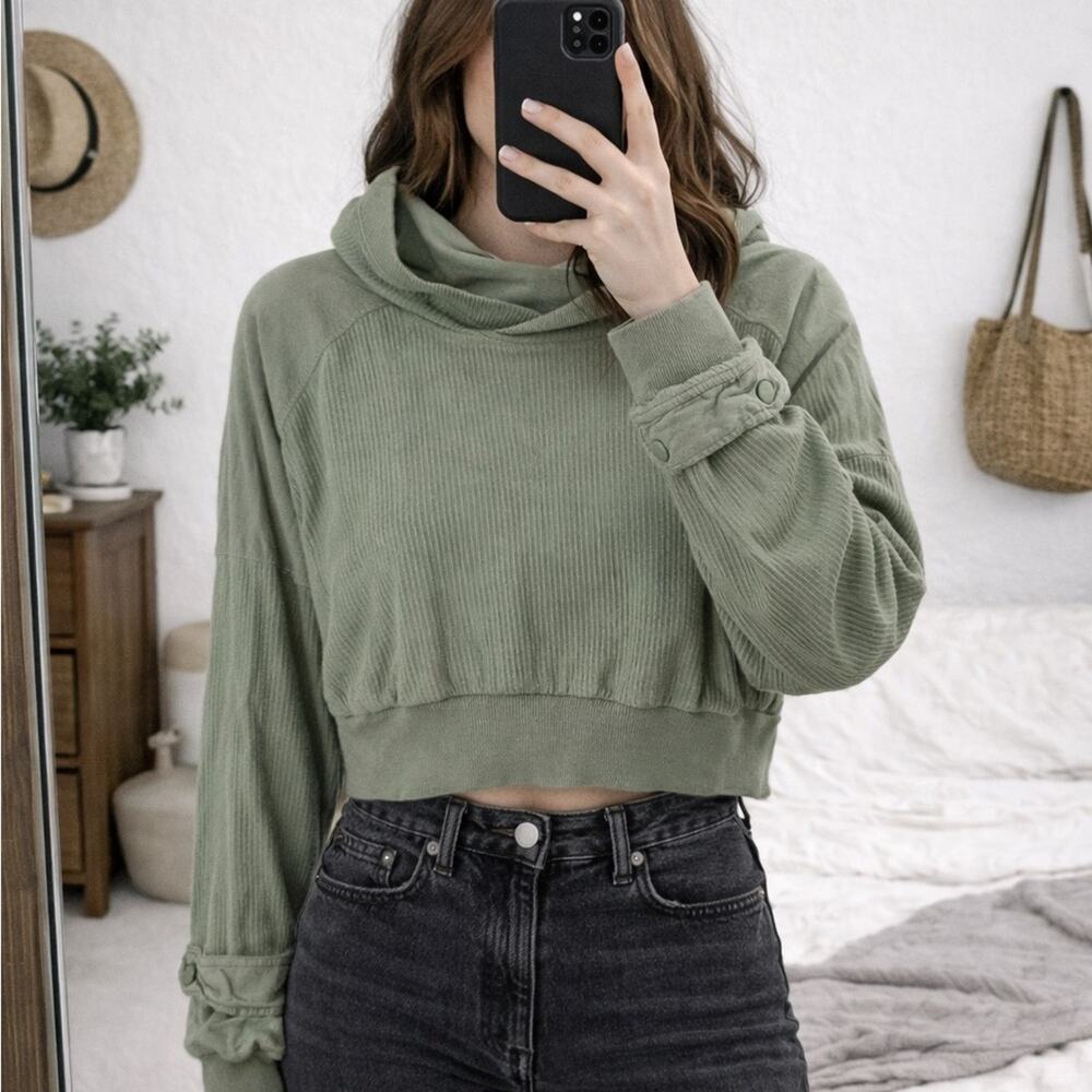 Free People Movement All The Way Pullover Hoodie Sz XS
